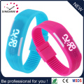 Women Digital LED Silicon Wristband Silicone Watch (DC-1128)